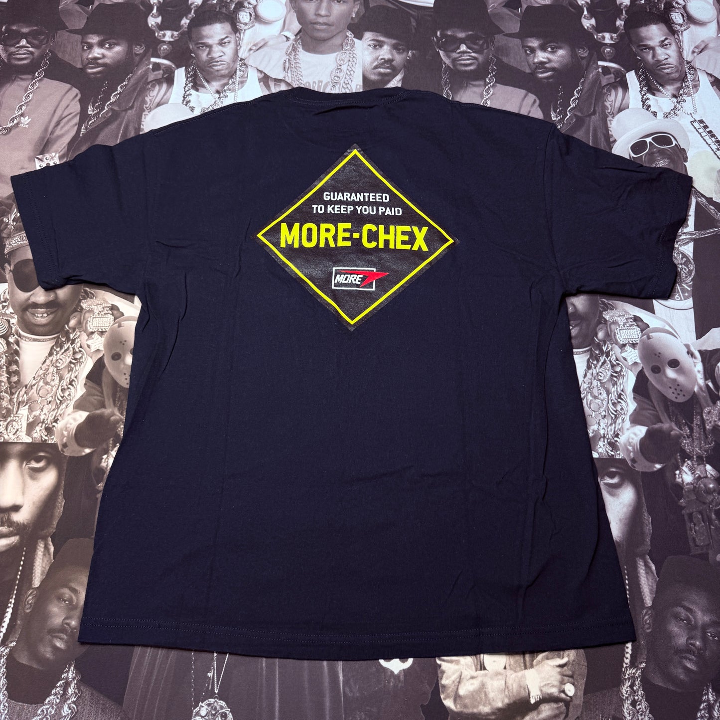 More-Chex Paper Chaser Tee sz XL Navy