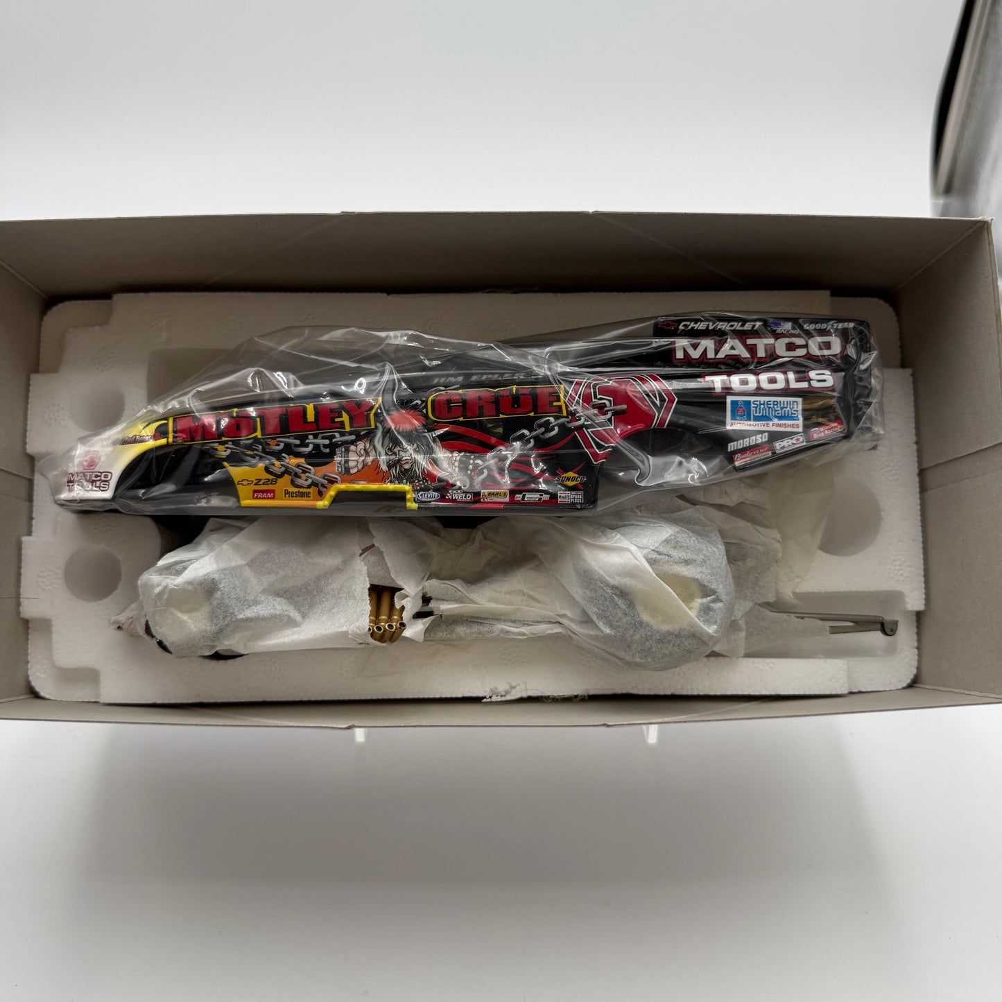 Action Racing Motley Crue Nitro Funny Car Diecast 20 Years of Dirt NIB