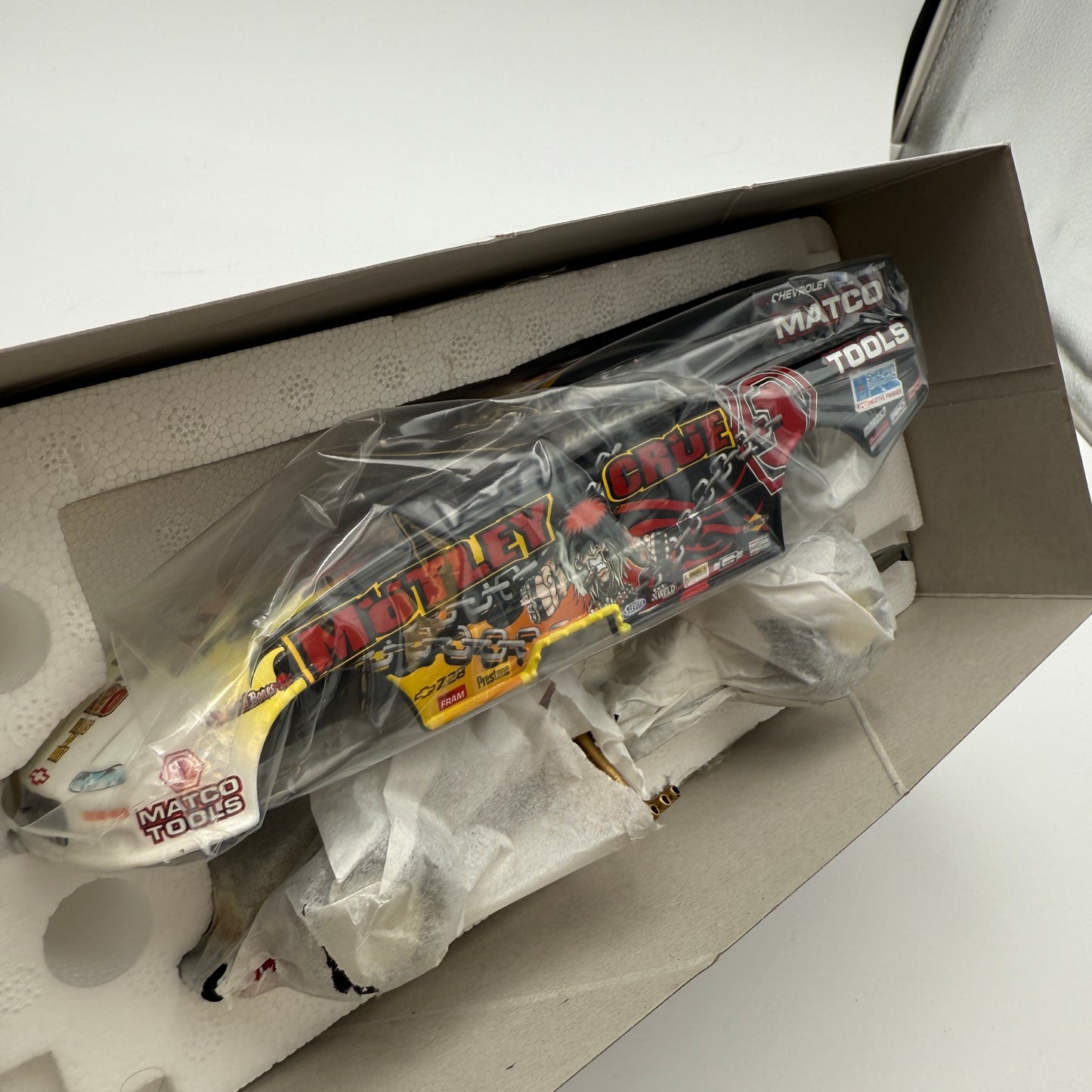 Action Racing Motley Crue Nitro Funny Car Diecast 20 Years of Dirt NIB