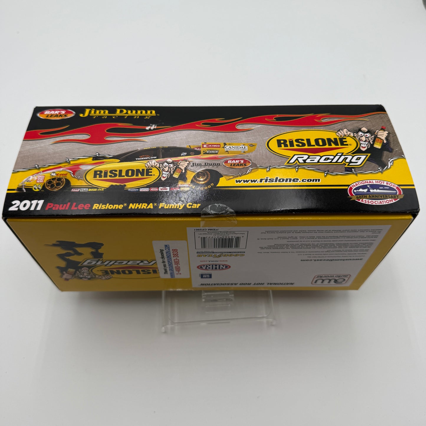 Action Racing 2011 Paul Lee Rislone NHRA Funny Car 1:24 Diecast Collectible