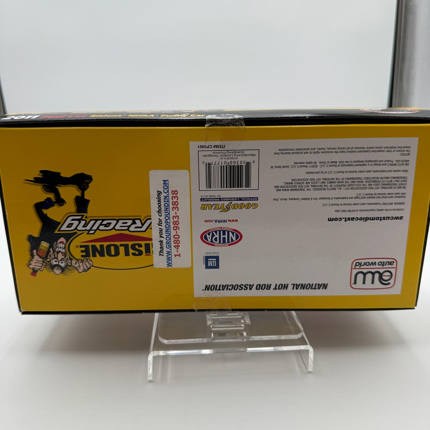 Action Racing 2011 Paul Lee Rislone NHRA Funny Car 1:24 Diecast Collectible