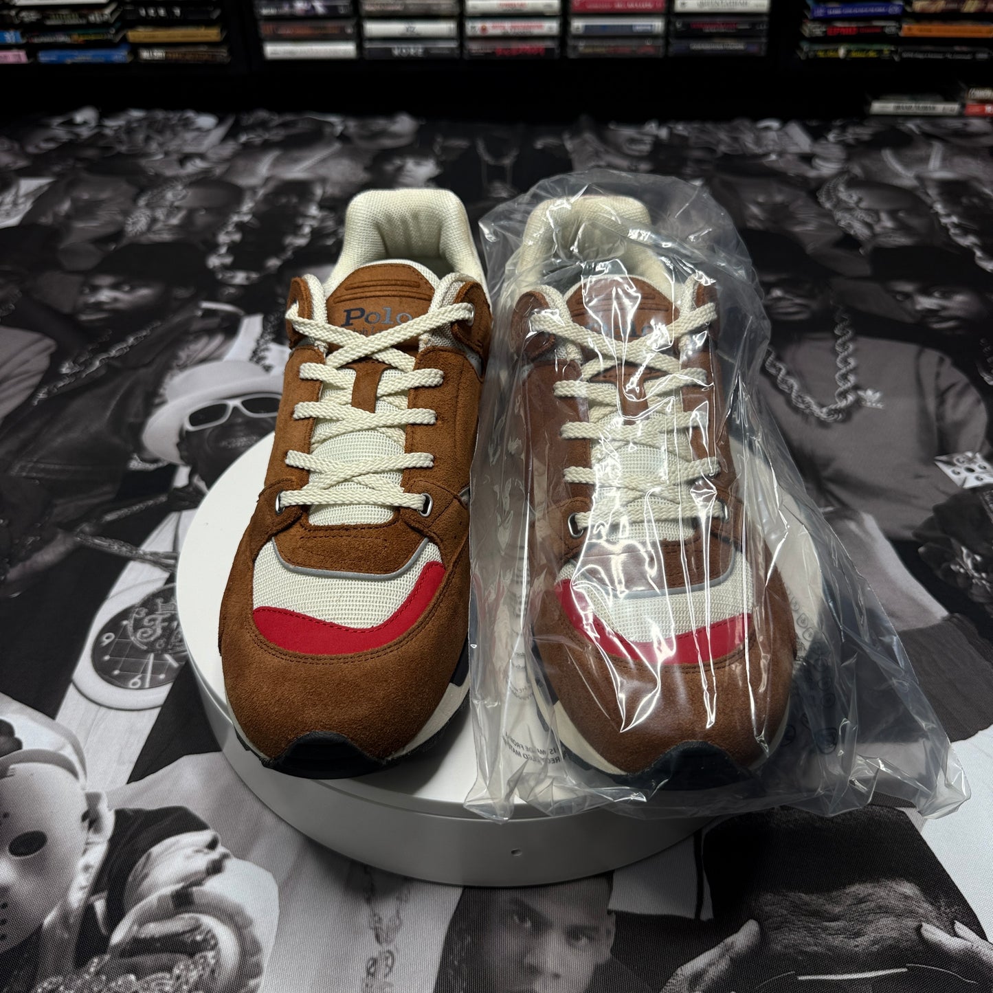 NEW Polo Ralph Lauren Trackster 200 Suede & Mesh Sneaker Size 12
