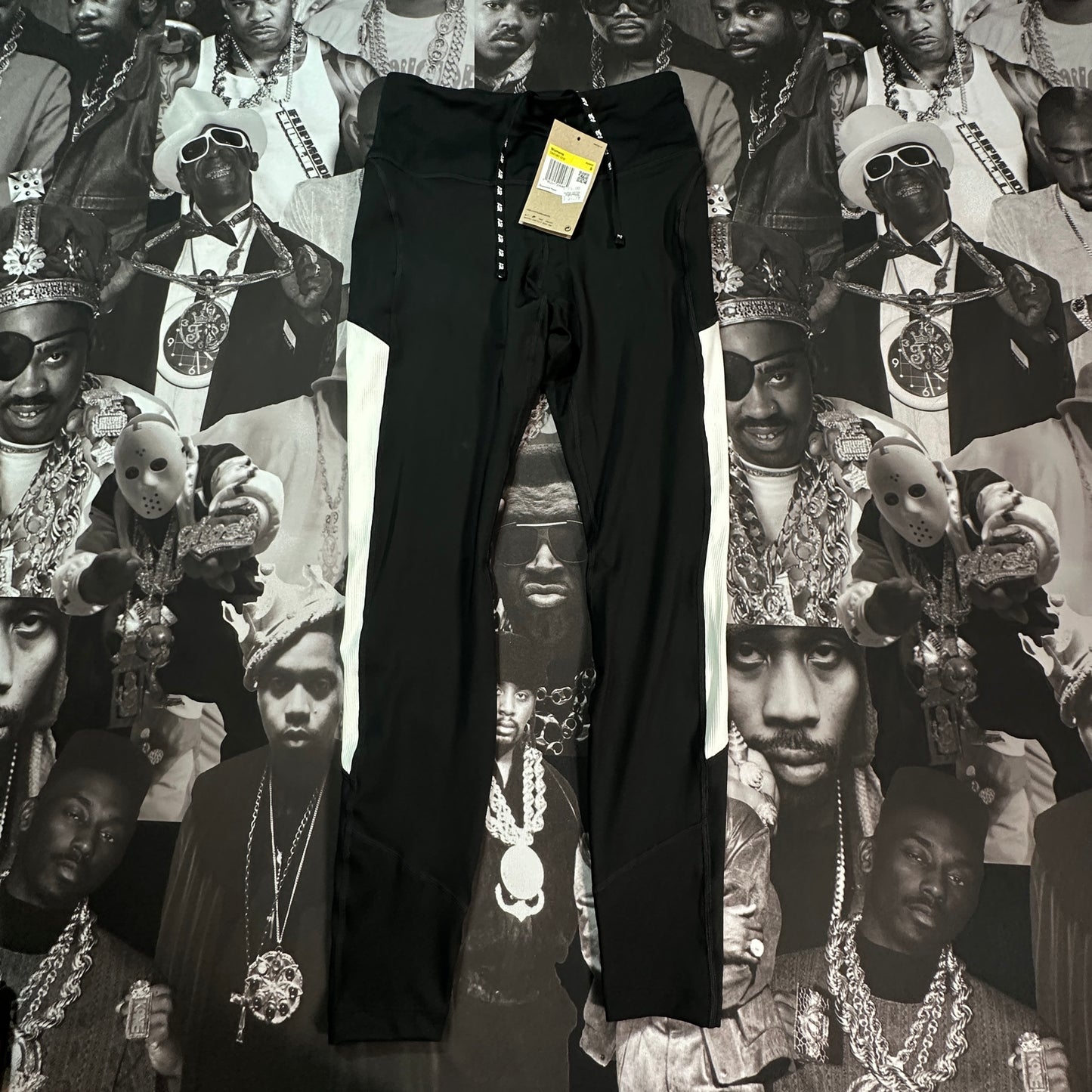 NEW Women's Nike Air Fast Tight Fit 7/8 Running Leggings DM7487-010 Small