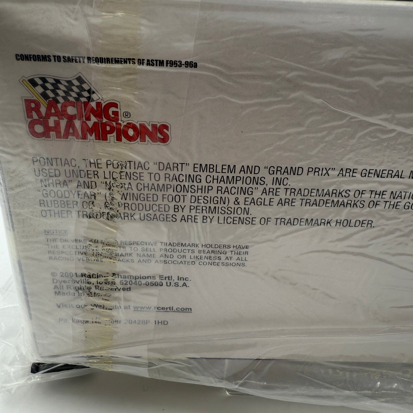 Action Racing Sealed NHRA Mac Tools 2001 Limited Edition Pontiac Funny Car - Multi-Colored