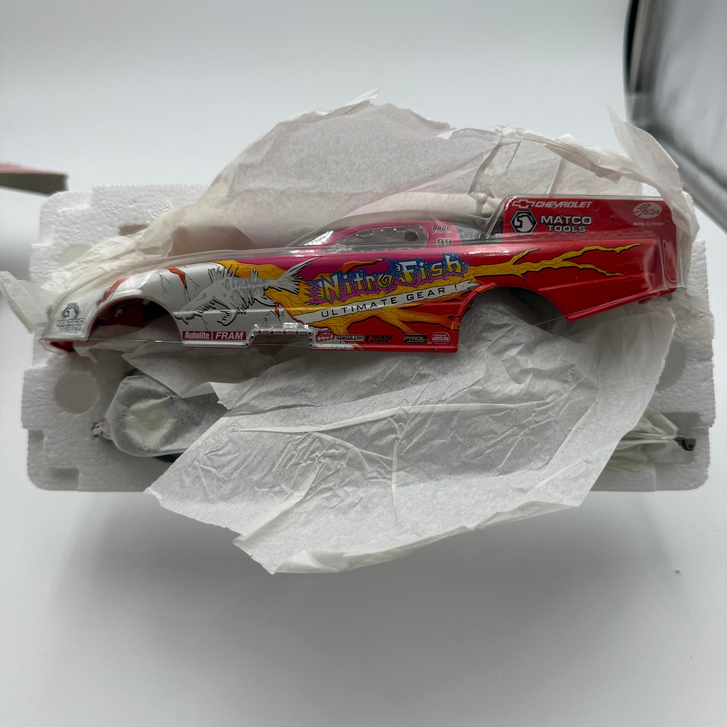 Action Racing NHRA Nitro Fish Funny Car - 2000 Racing Champions 1:24 Die-Cast