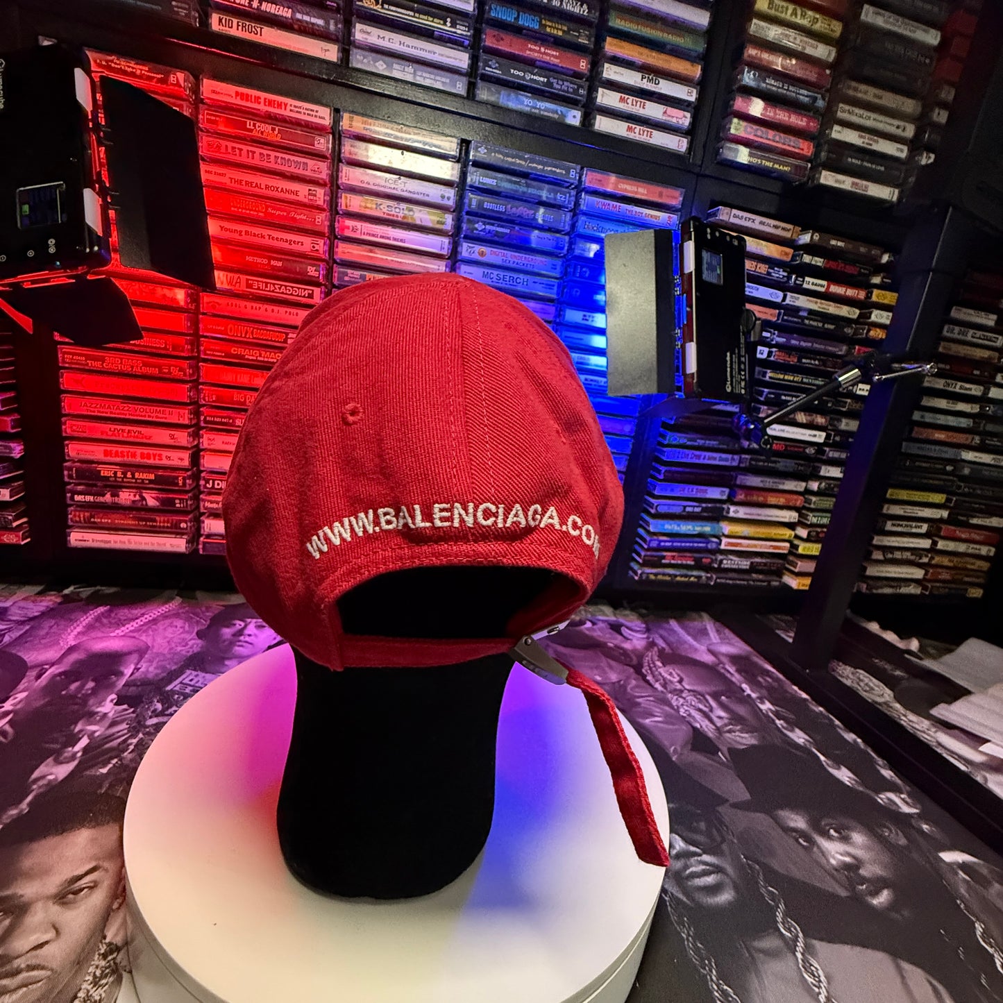 NWOT Balenciaga "Your Logo Here" Hat Size L