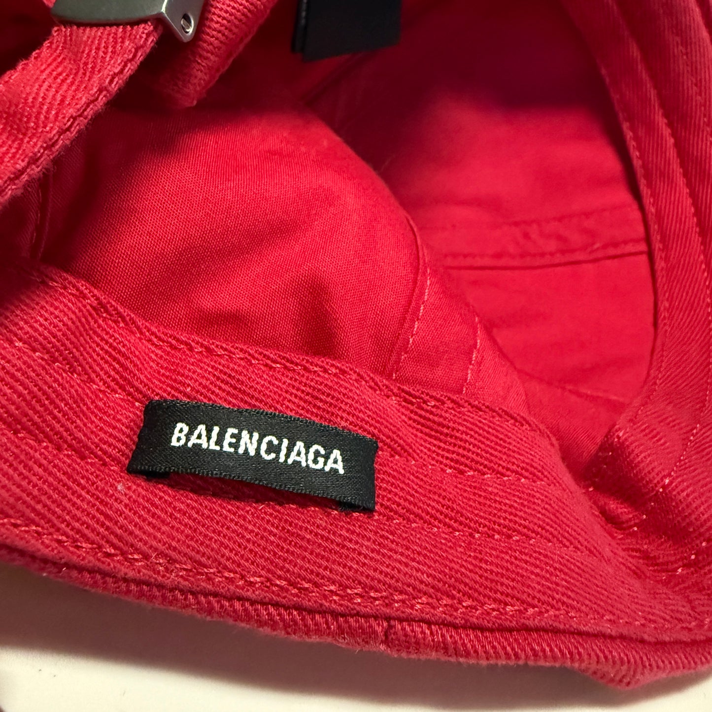 NWOT Balenciaga "Your Logo Here" Hat Size L