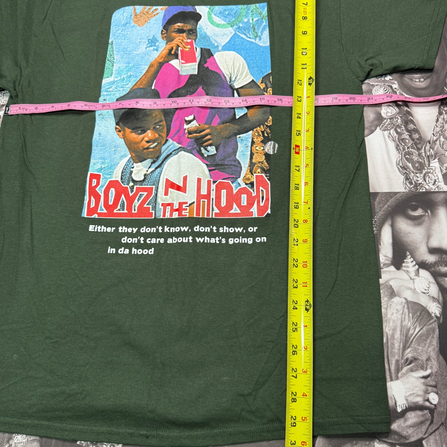 NWT Boyz n The Hood Rap Tee SZ Large Black