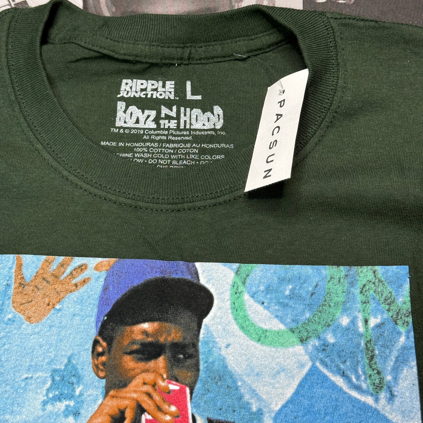 NWT Boyz n The Hood Rap Tee SZ Large Black