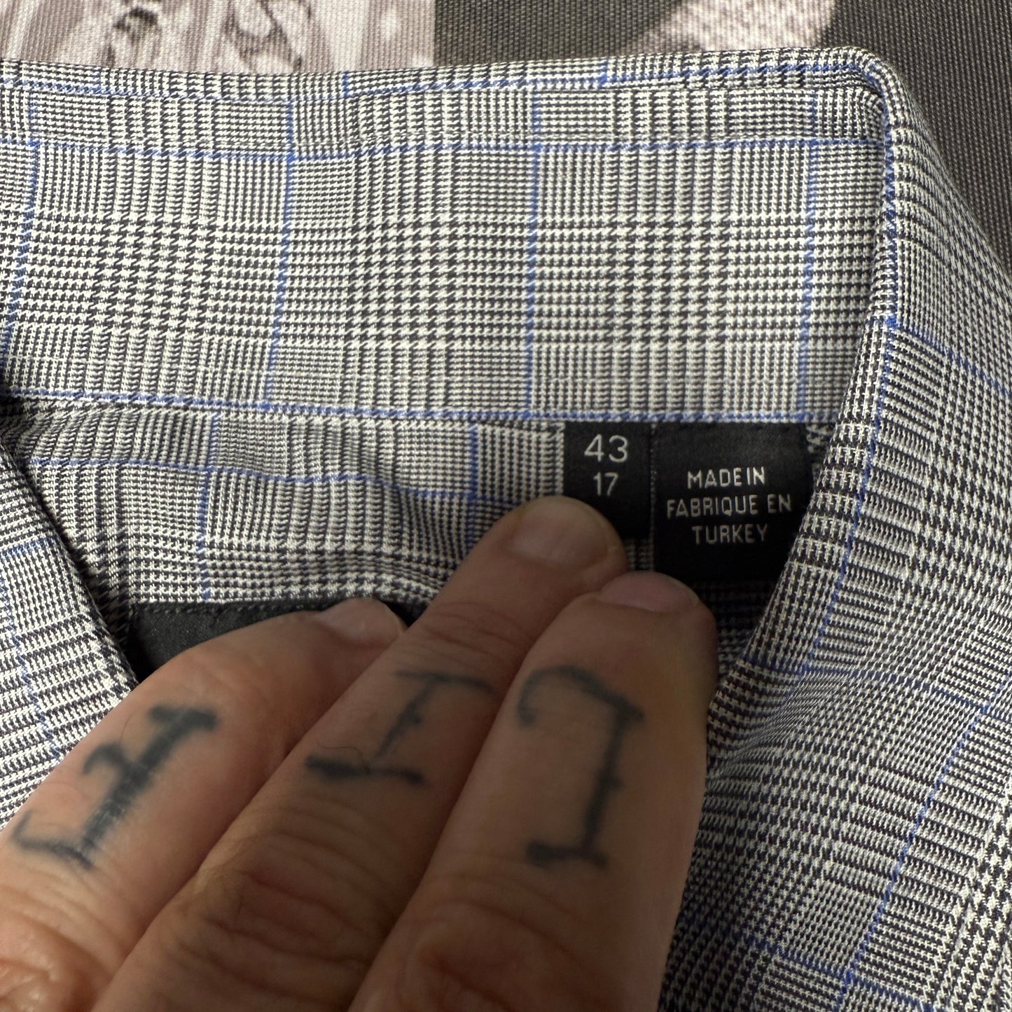 NWT Hugo Boss Dwayne Slim fit Button Down 43R17 Neck XL