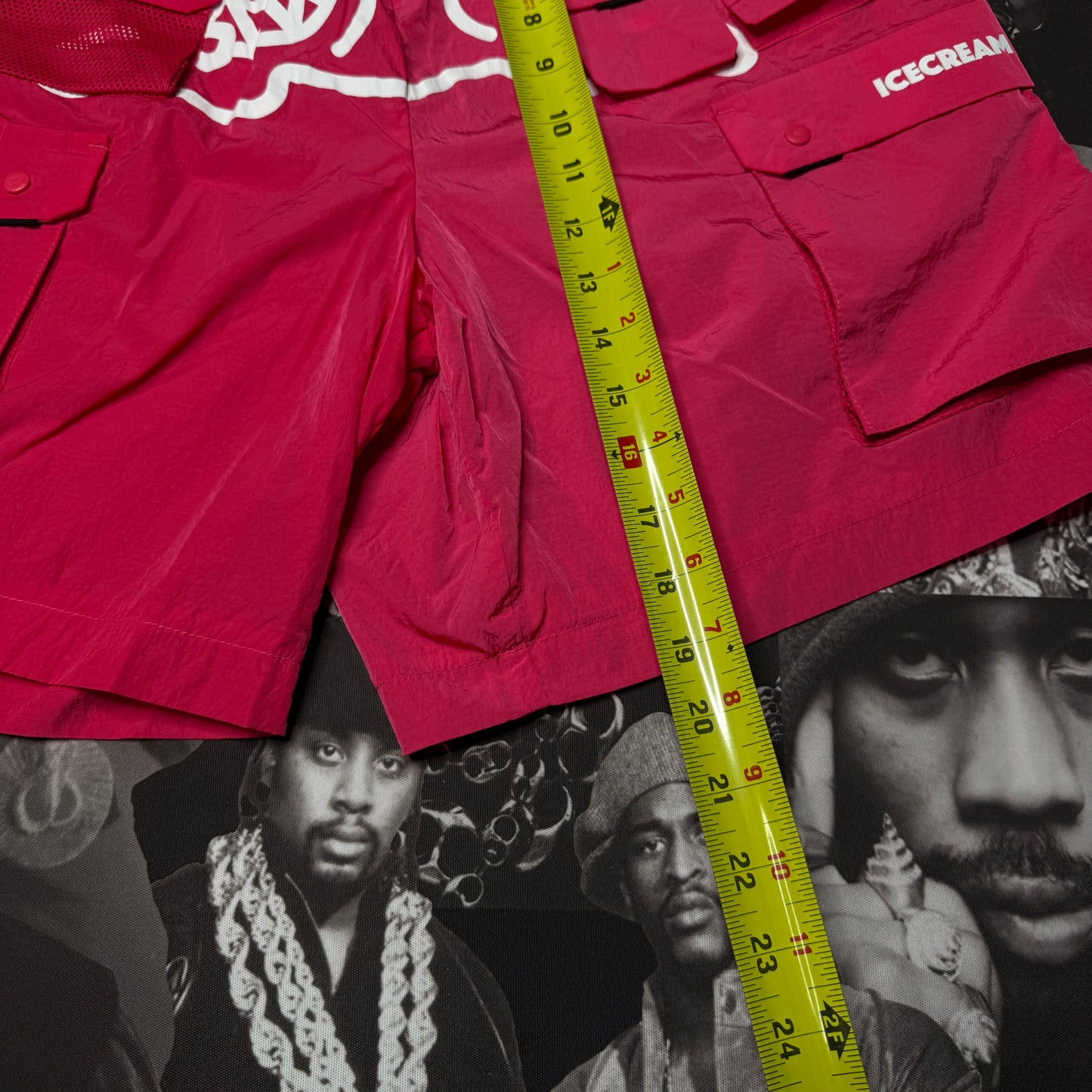 NWT Ice Cream Mint Utility Cargo Short Pink Azelia 2XL Billionaire Boys Club