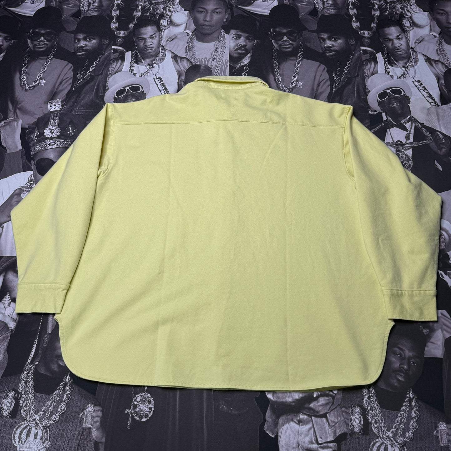 NWT Levi's Skateboarding Button-up Fleece Custard-Yellow Size Small