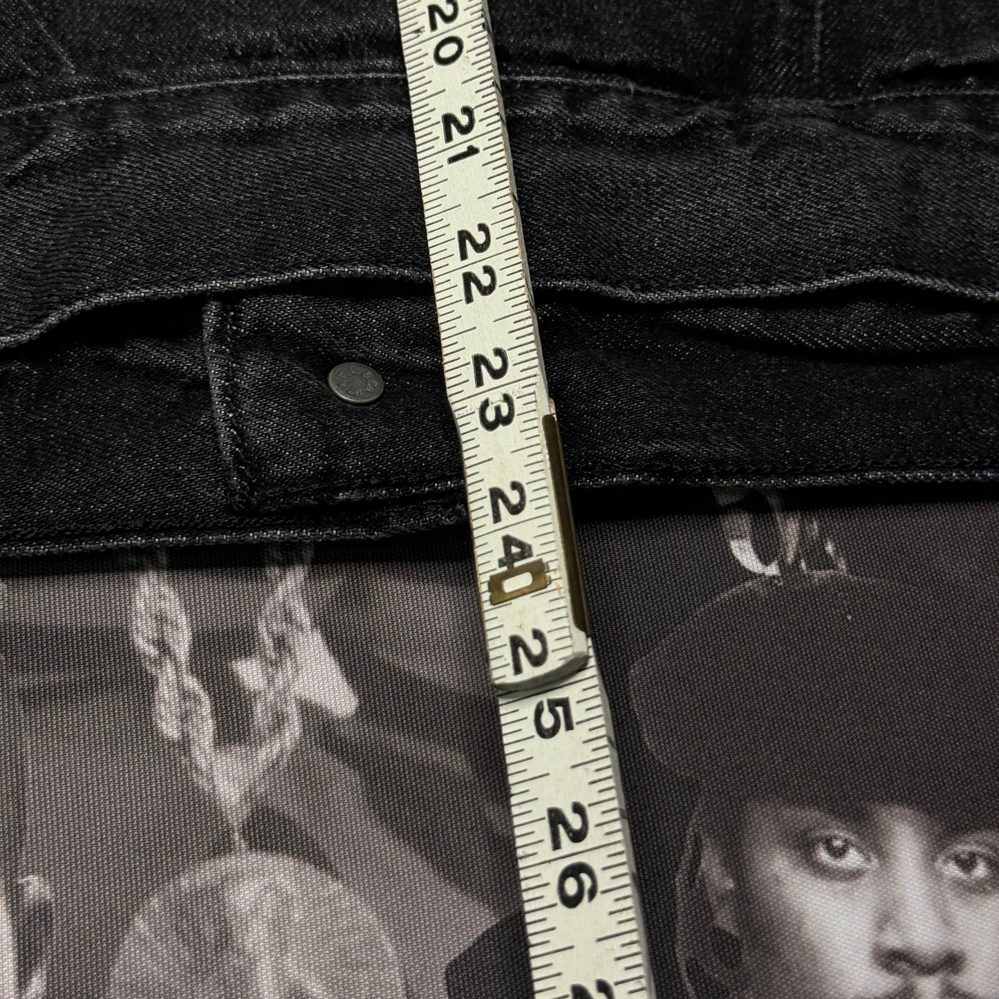 NWT Polo Ralph Lauren Black Denim Polo Bear Jean Jacket sz Large Limited