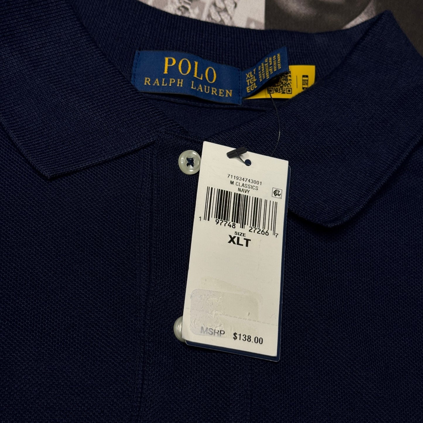 NWT Polo Ralph Lauren Classic Fit 1992 Mesh Polo Shirt XLT