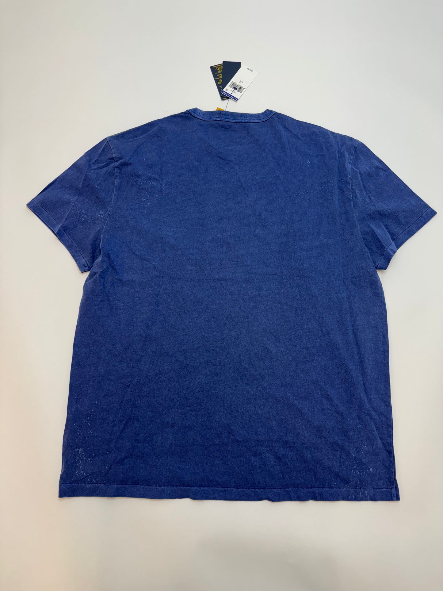 NWT Polo Ralph Lauren Classic Fit Embroidered Jersey T-Shirt Large Blue