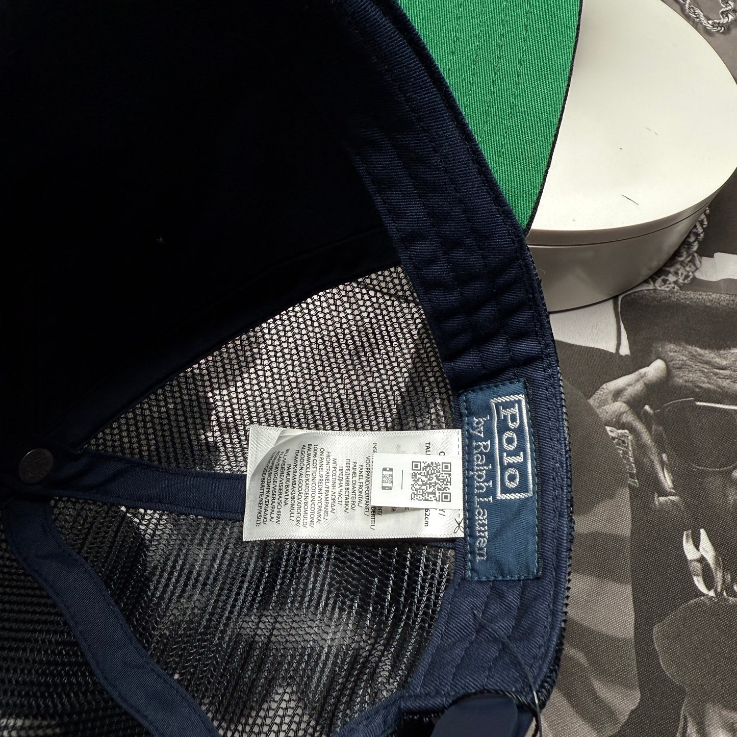 NWT Polo Ralph Lauren Cotton Graphic Trucker Cap Paris