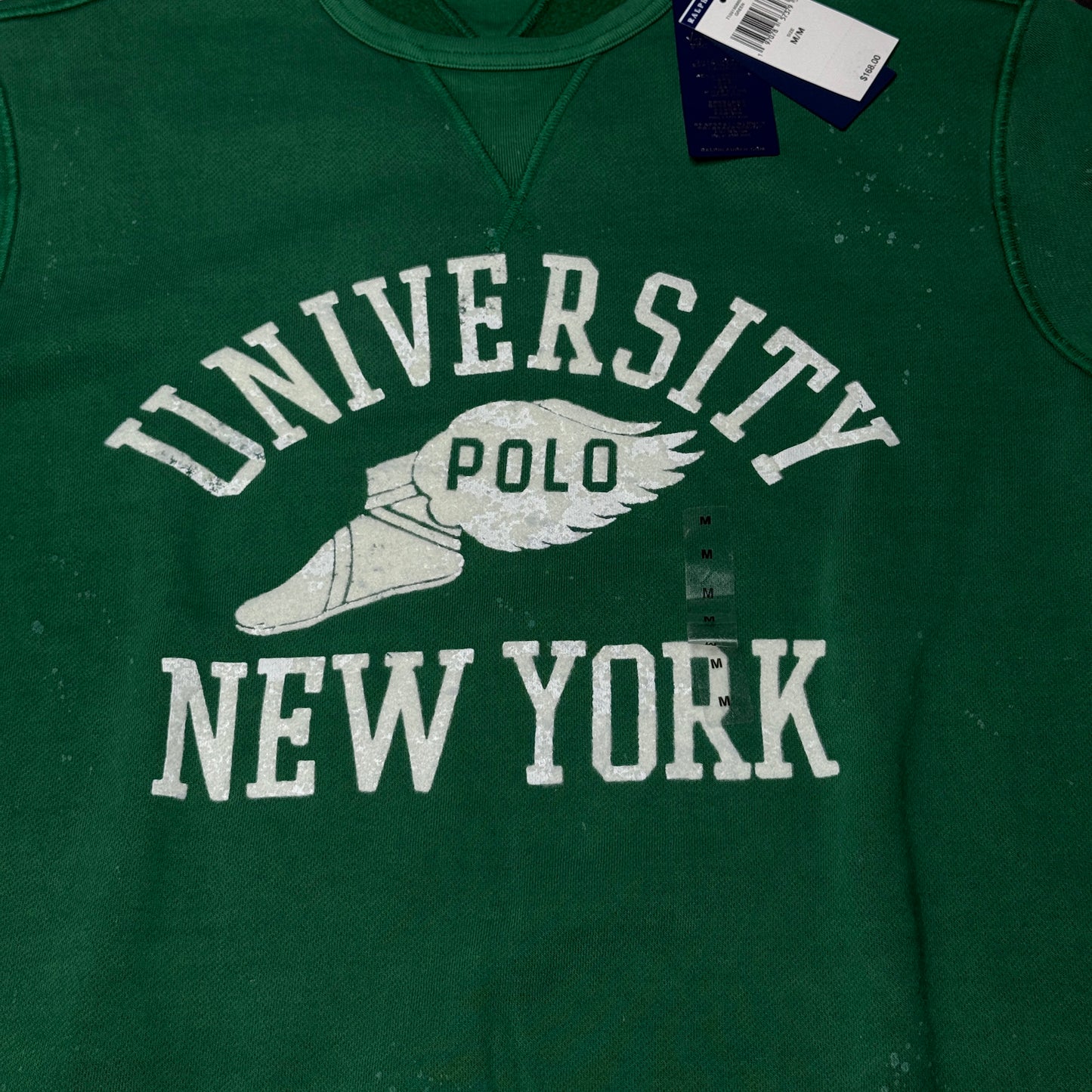 NWT Polo Ralph Lauren Fleece "P-Wing" Graphic Sweatshirt Medium