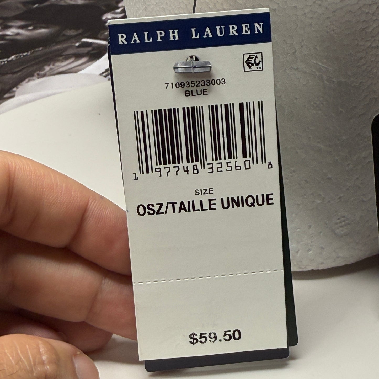NWT Polo Ralph Lauren Polo Country Performance Ball Cap Blue