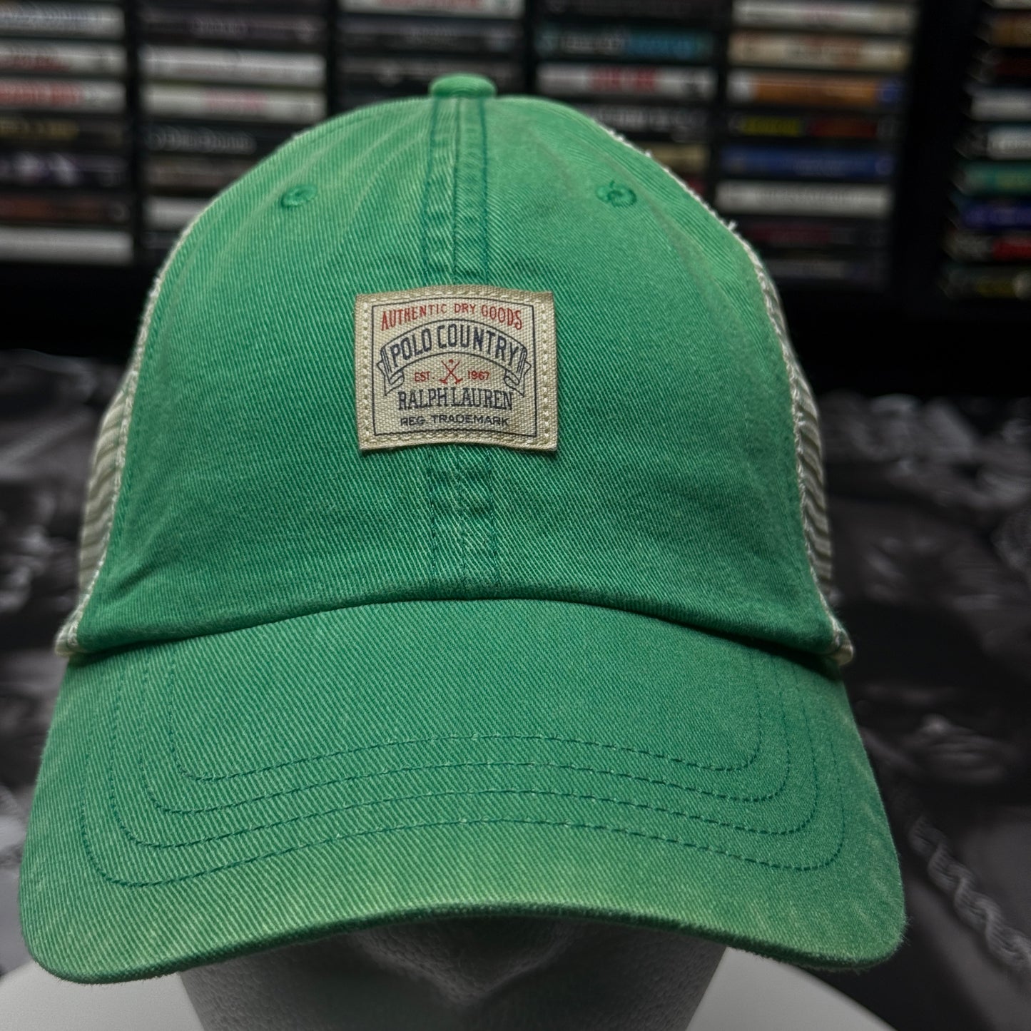 NWT Polo Ralph Lauren Polo Country Performance Ball Cap Green