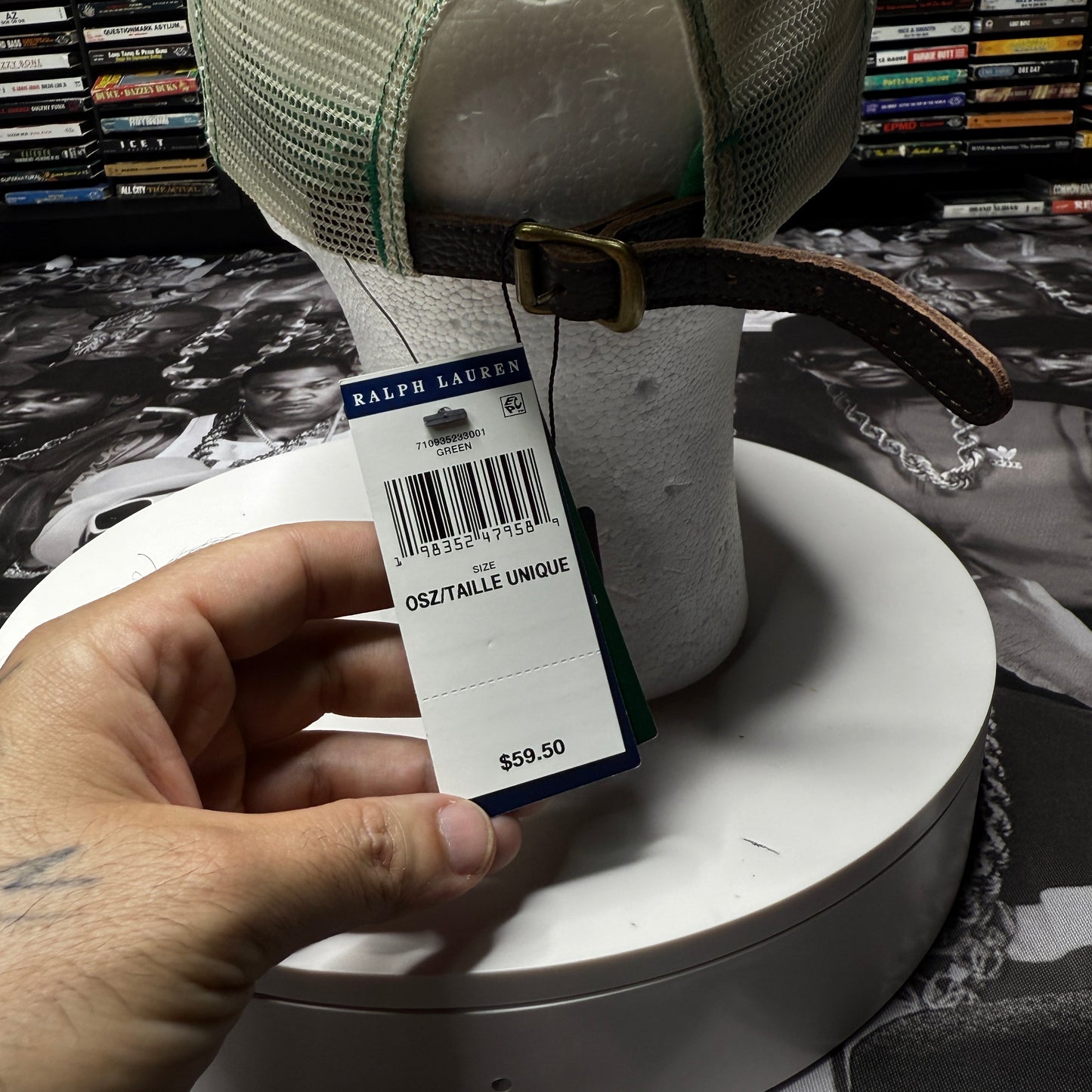 NWT Polo Ralph Lauren Polo Country Performance Ball Cap Green