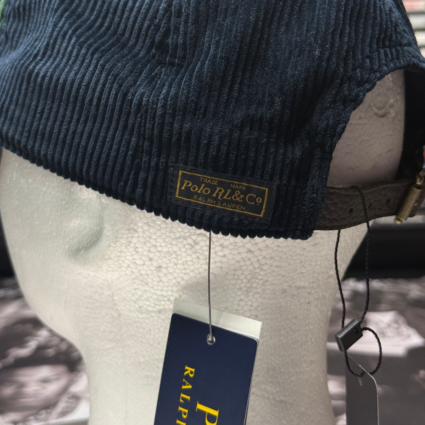 NWT Polo Ralph Lauren Polo Suede-Bill Corduroy Ball Cap