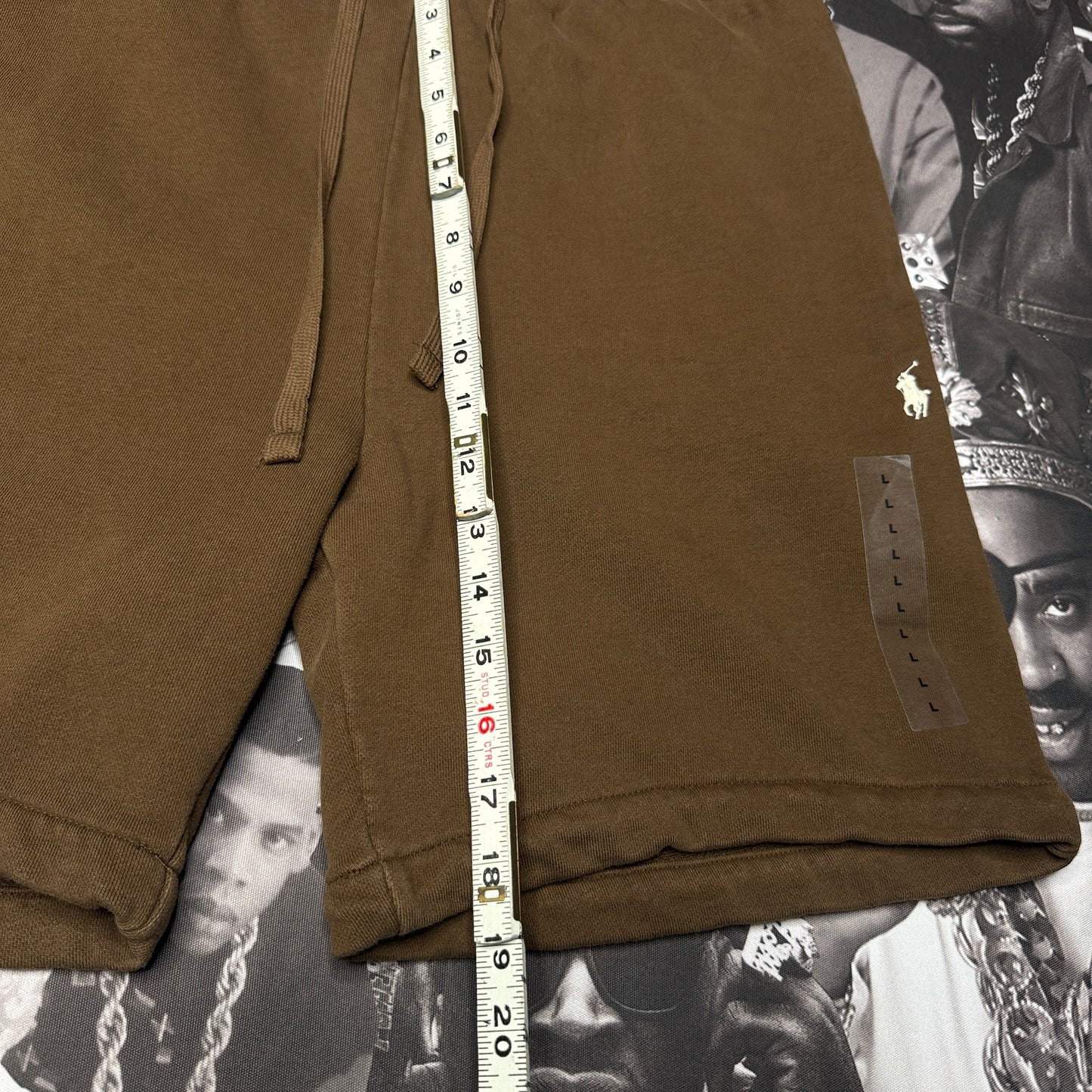 NWT Polo Ralph Lauren Russet Brown 6.5” Loopback Fleece Cotton Shorts Large