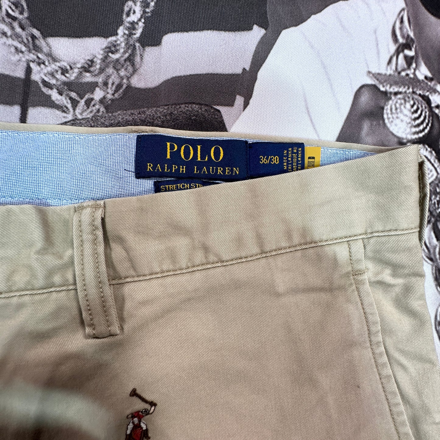 NWT Polo Ralph Lauren Stretch Straight Fit Embroidered Chino Pants 710907348001