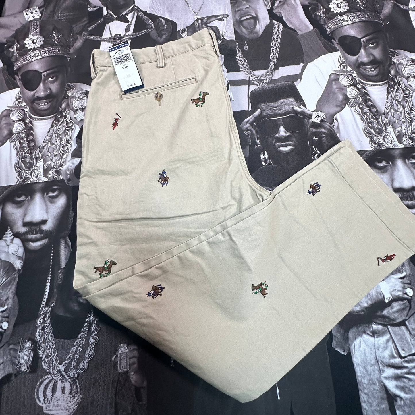 NWT Polo Ralph Lauren Stretch Straight Fit Embroidered Chino Pants 710907348001