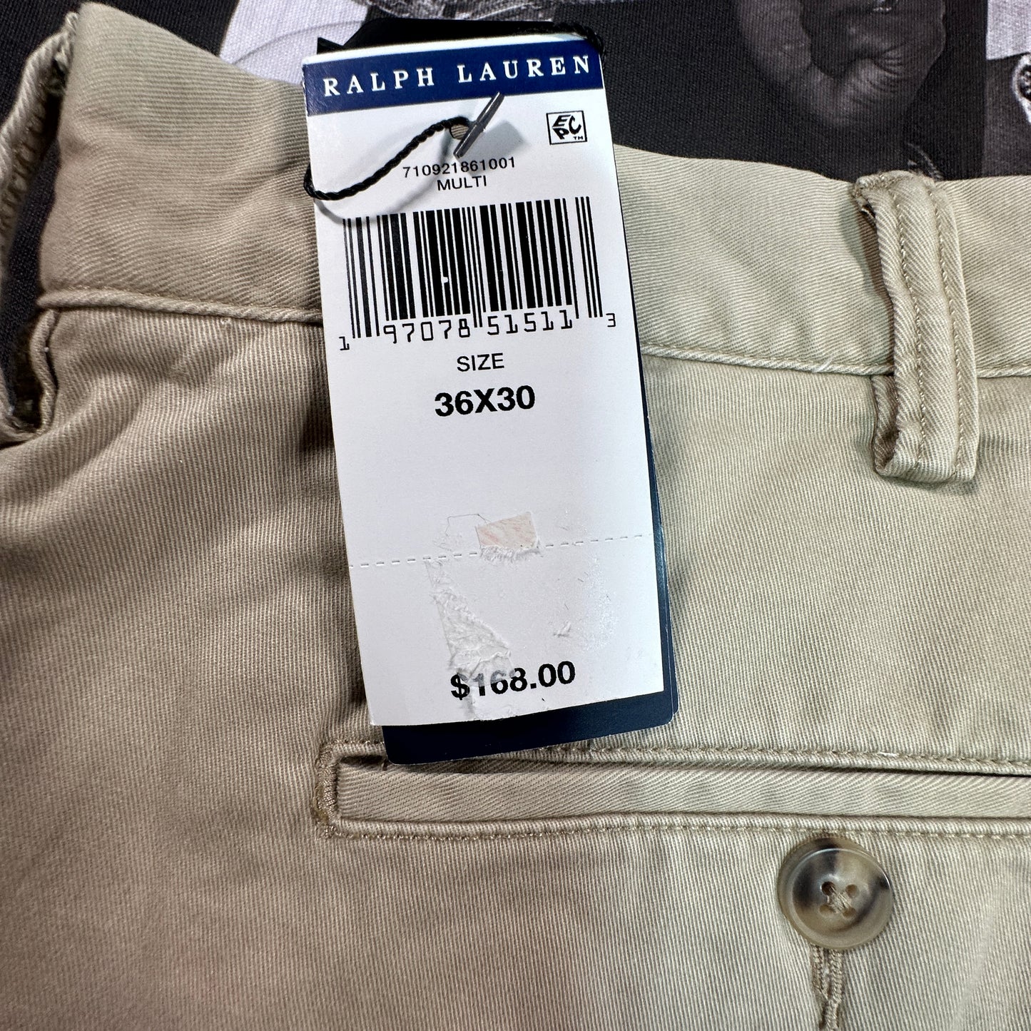 NWT Polo Ralph Lauren Stretch Straight Fit Embroidered Chino Pants 710907348001