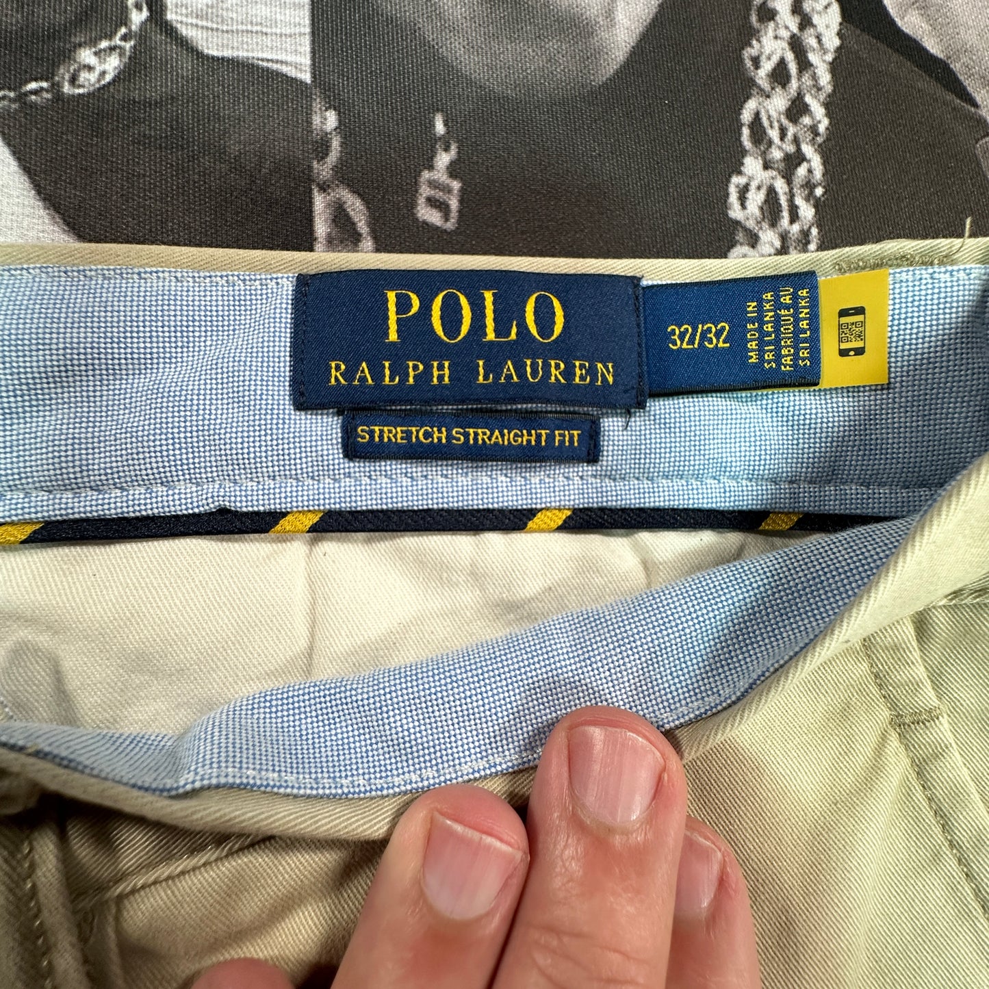 NWT Polo Ralph Lauren Stretch Straight Fit Embroidered Chino Pants 710907348001