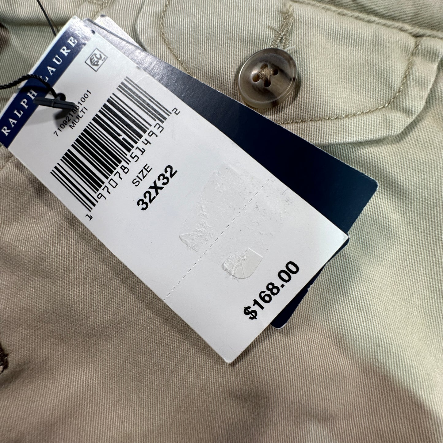 NWT Polo Ralph Lauren Stretch Straight Fit Embroidered Chino Pants 710907348001