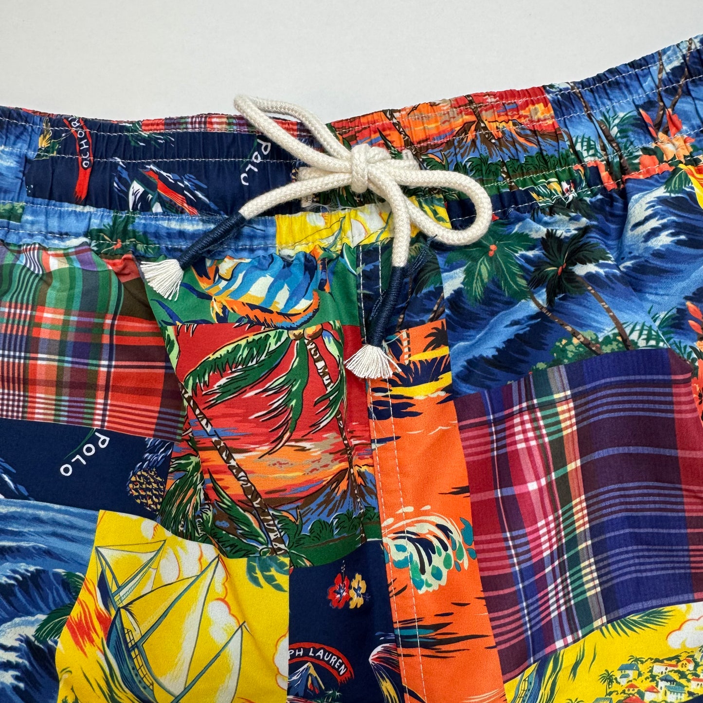 NWT Polo Ralph Lauren Traveler Mid Swim Trunk Multi-Colored Size Large 198352909710