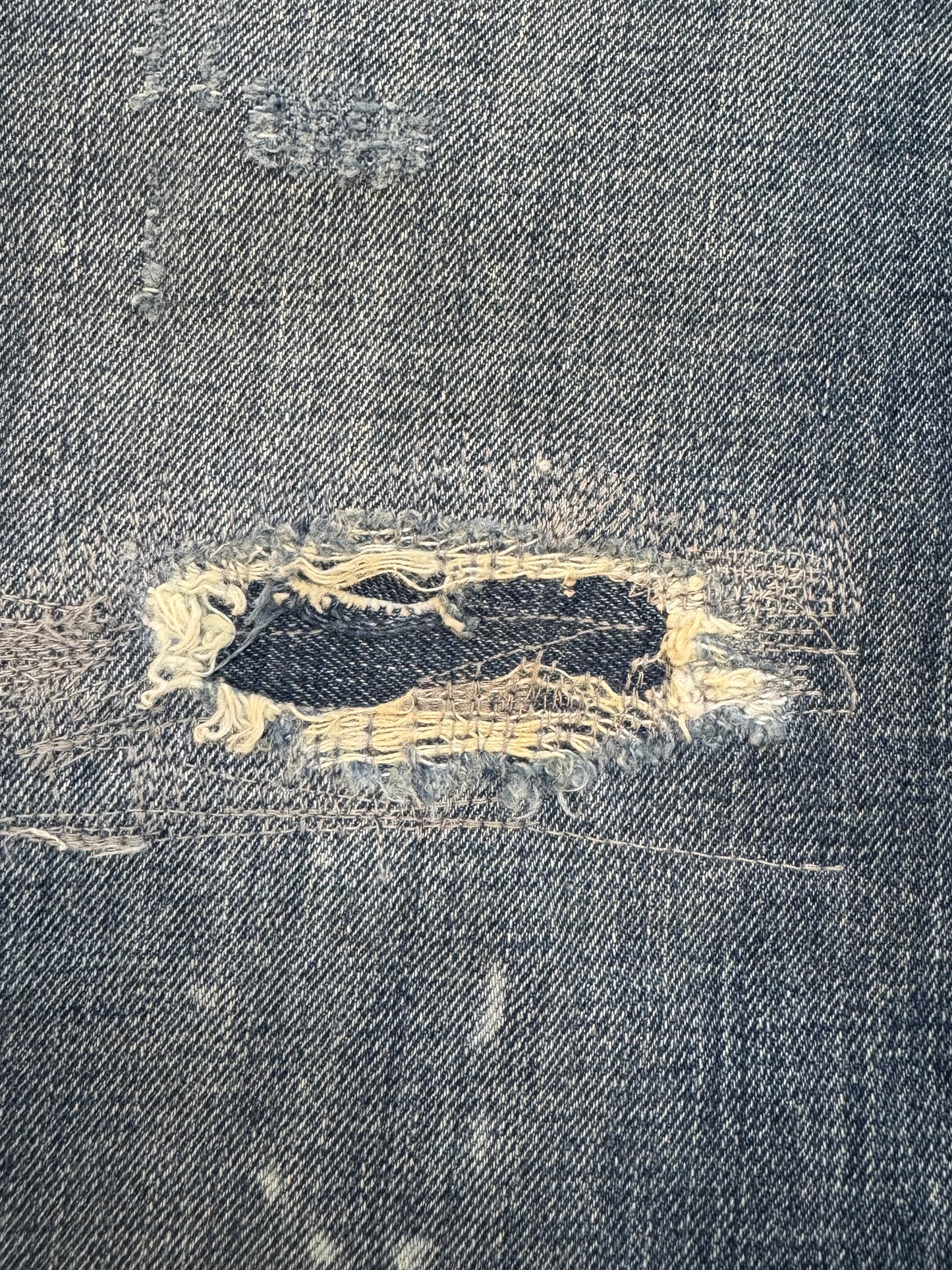 NWT Polo Ralph Lauren Vintage Classic Fit Graphic Jean Blue 35x30