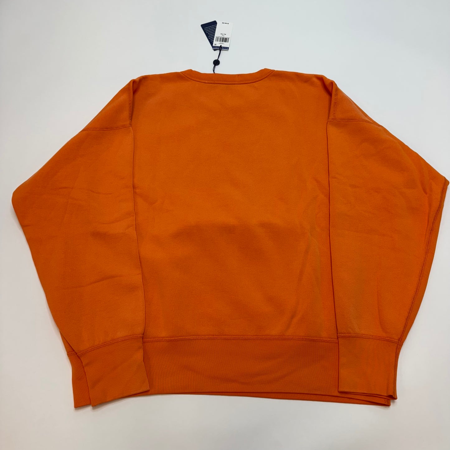 NWT Polo Ralph Lauren Vintage Fit Fleece Graphic Sweatshirt Orange 656621