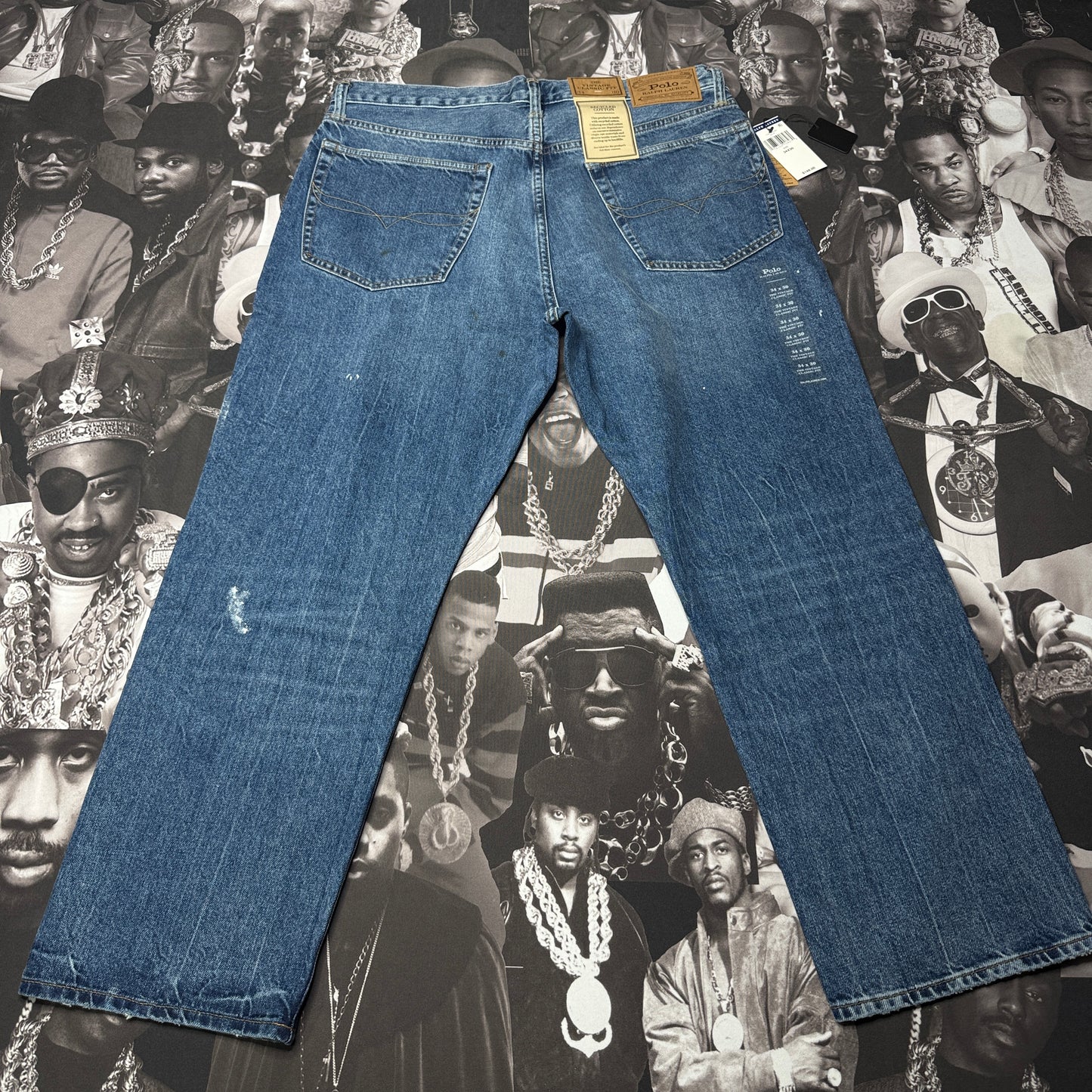 NWT Polo Ralph Lauren The Vintage Classic Fit Full Length Straight Denim Jeans