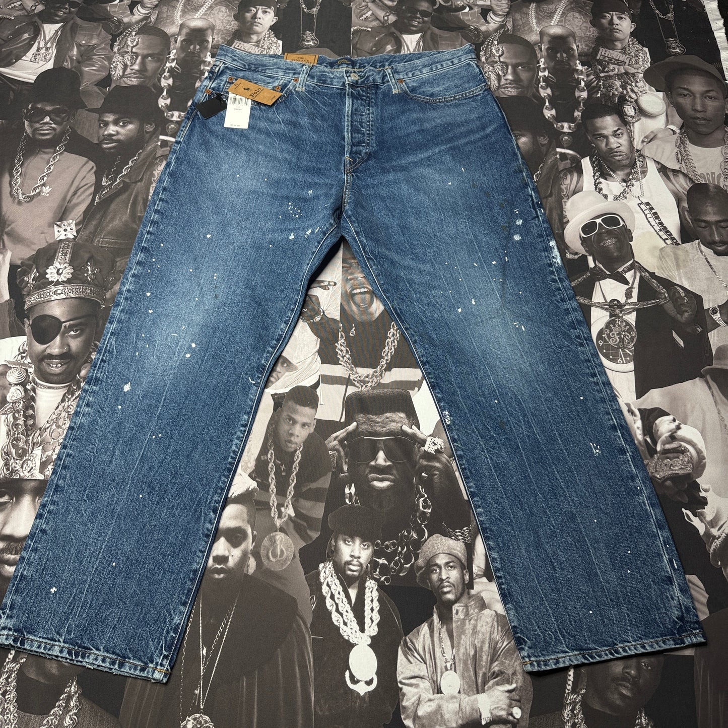 NWT Polo Ralph Lauren The Vintage Classic Fit Full Length Straight Denim Jeans