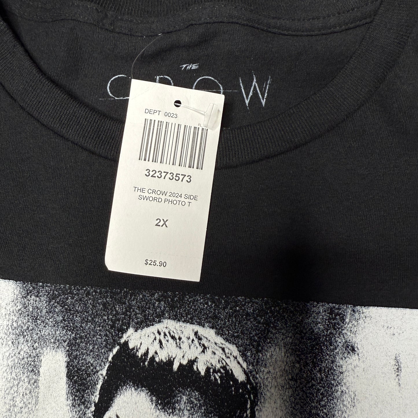 NWT The Crow 2024 Side Sword Photo Tee XXL