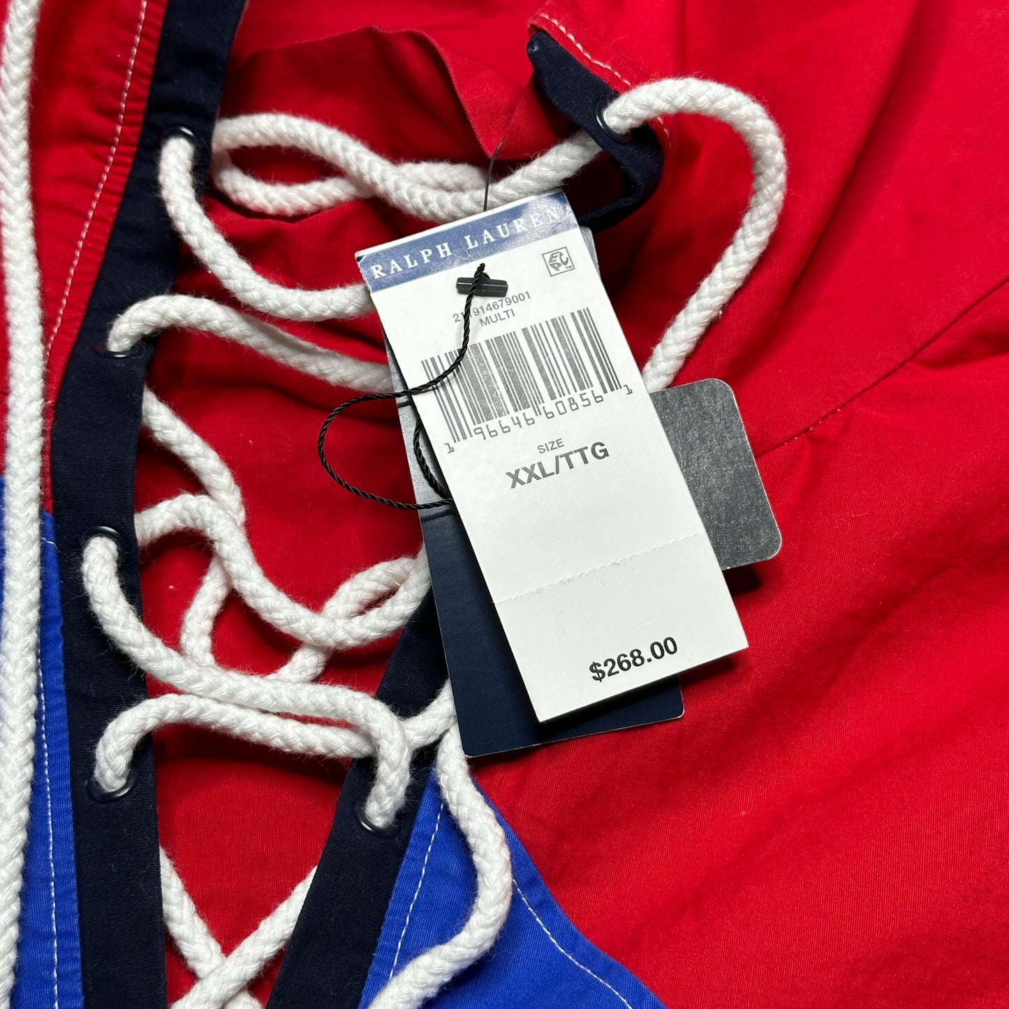 NWT Women's Polo Ralph Lauren CB NOYCK WB Triple Pony Windbreaker XXL 211914679001