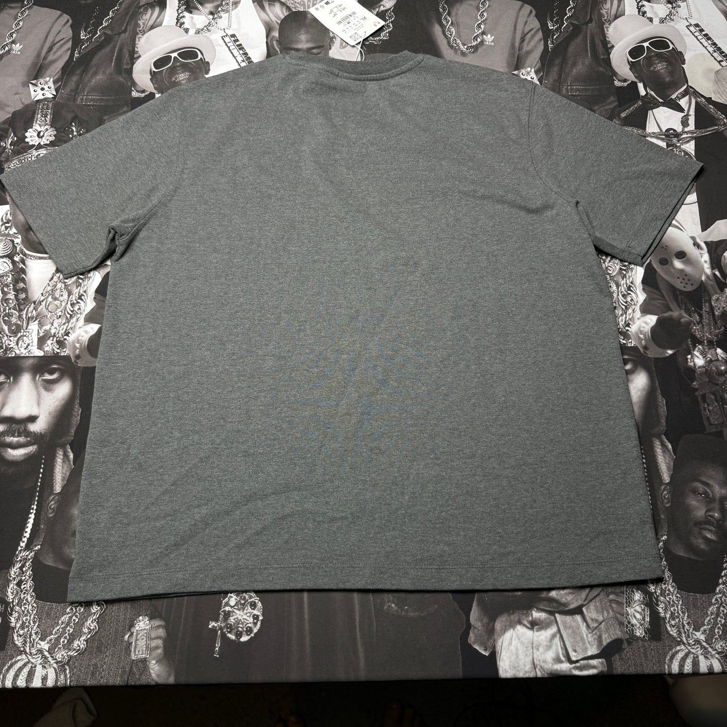 NWT Zara Origins heavyweight Tee sz XL Dark Grey