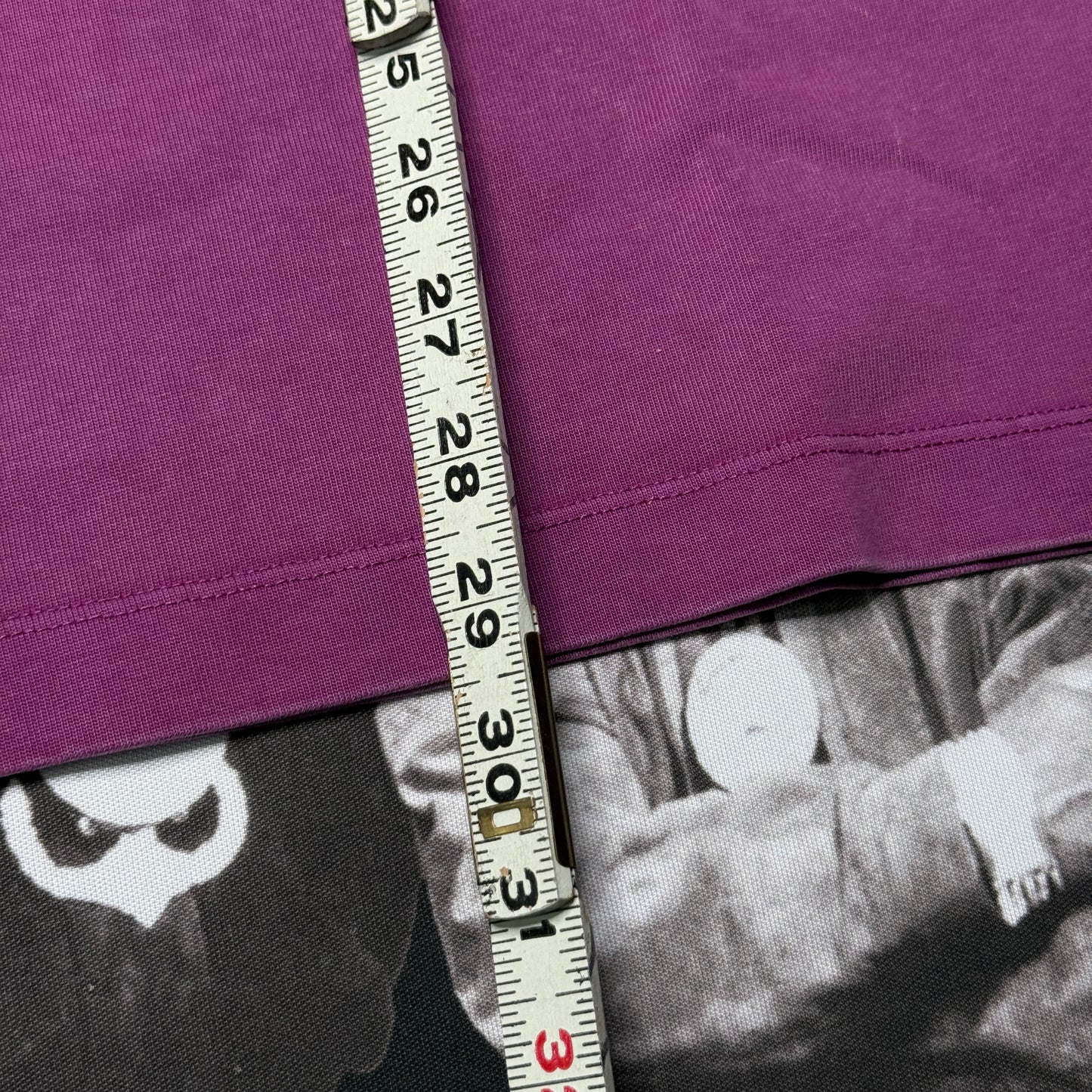 NWT Zara Regular Fit Heavyweight Cotton Tee Fuchsia XL