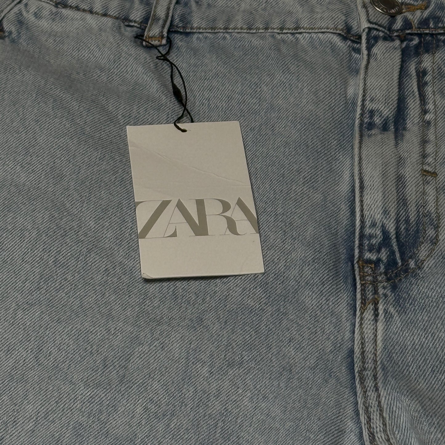 NWT Zara Slouchy Fit Cropped Length Jeans size 36