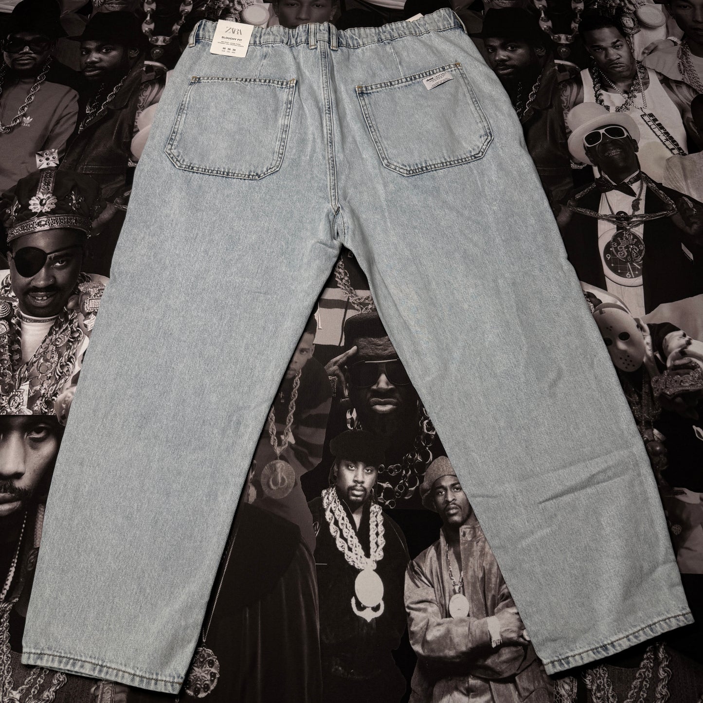 NWT Zara Slouchy Fit Cropped Length Jeans size 36