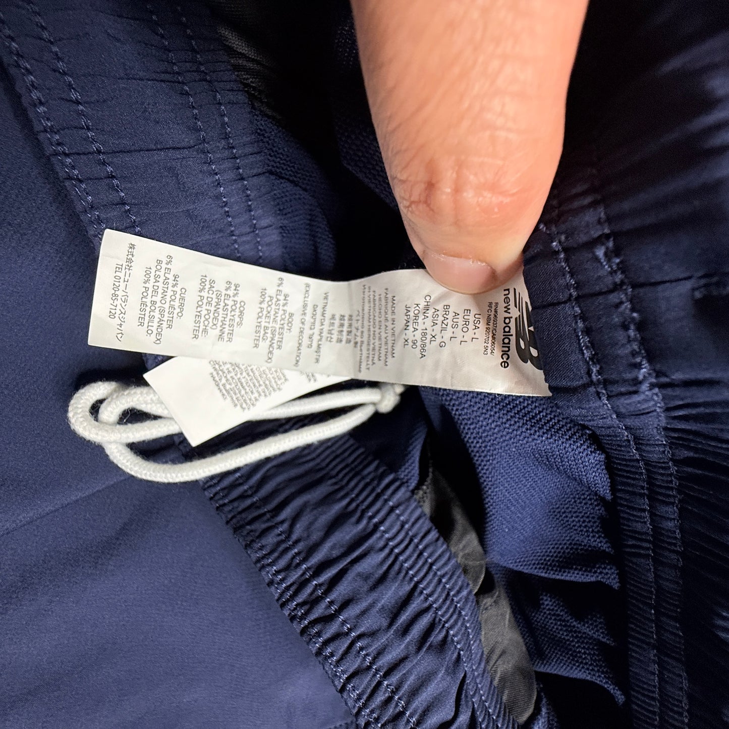 New Balance 1906 Nylon Joggers Navy Blue sz Large