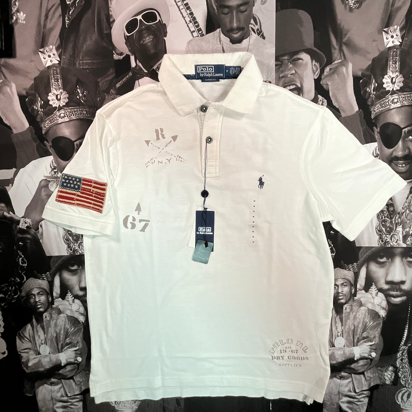New Polo Ralph Lauren Original Label Polo Oxford 710938351001 Size Medium