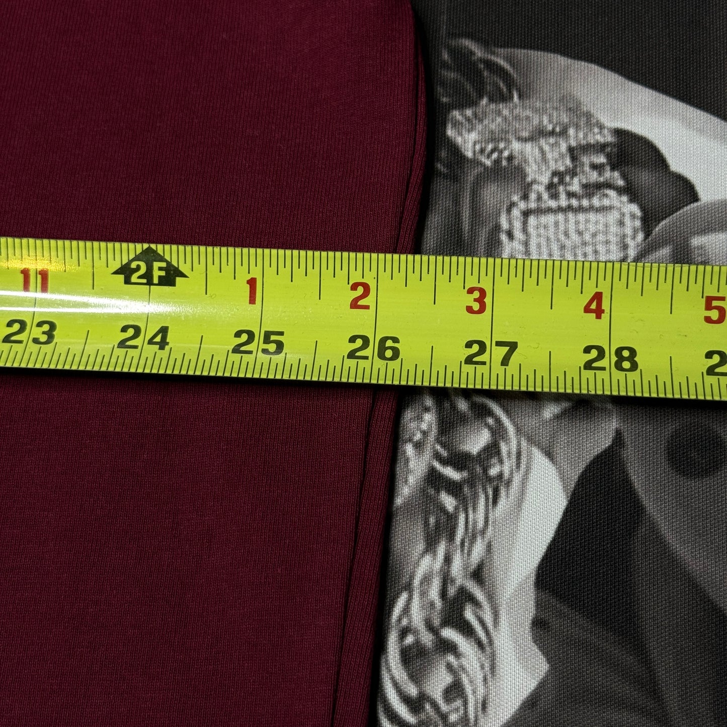 NWT H&M Heavyweight Cotton Tee Burgundy SZ XL