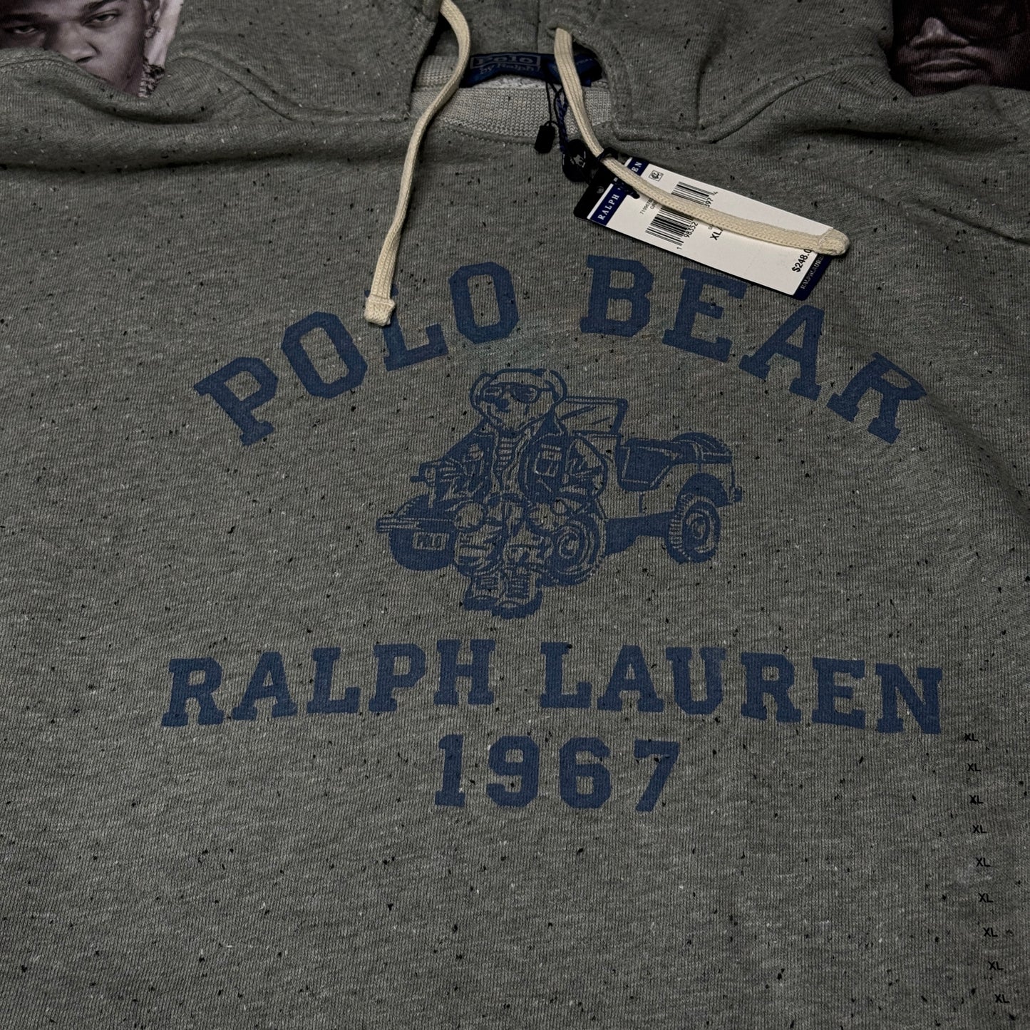 NWT Polo Ralph Lauren Men's Polo Bear Fleece Hoodie XL