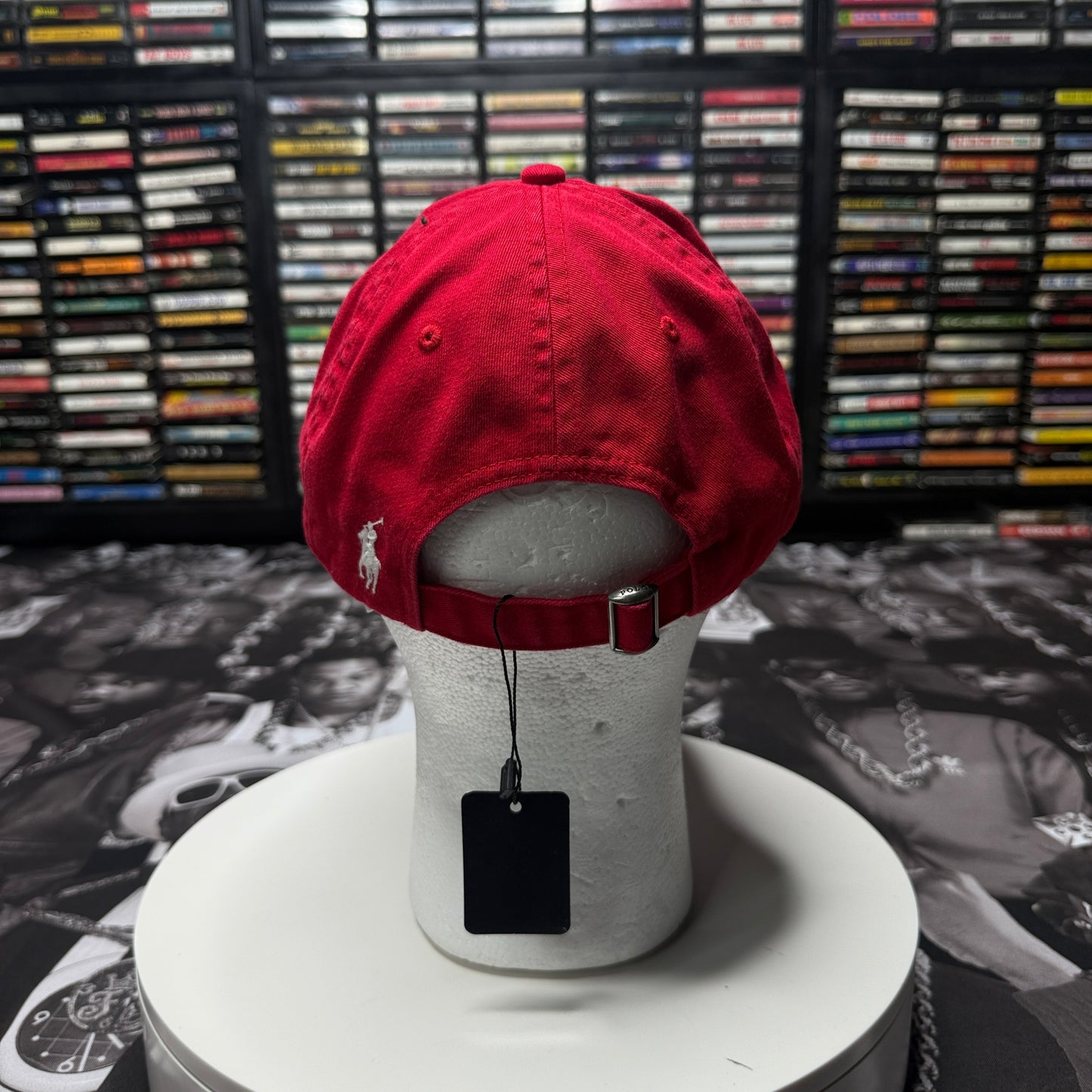 NWOT Polo Ralph Lauren P-Wing Ball Cap One Size Red Cotton
