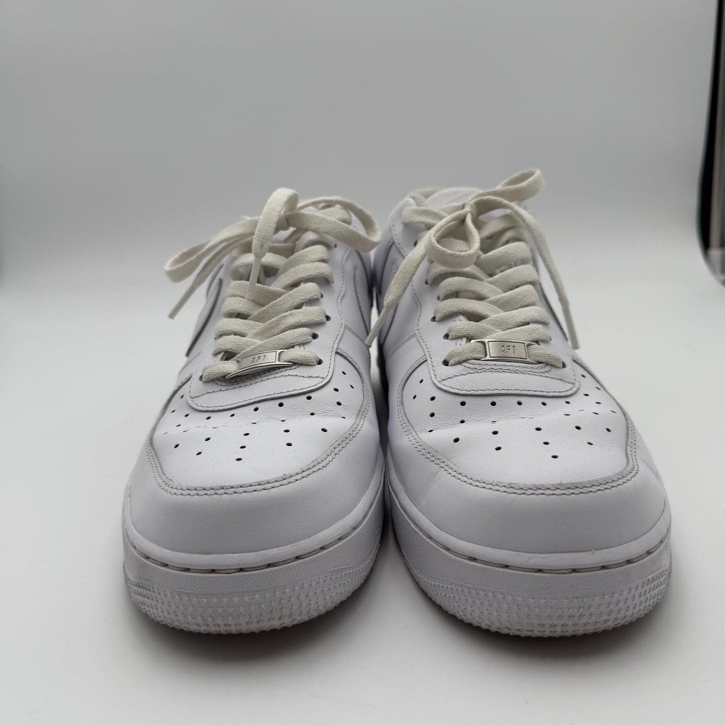 Nike Air Force 1 '07 Shoes Triple White CW2288-111 - Size 12 Used Condition