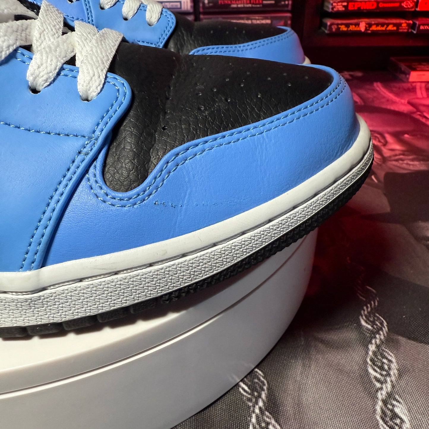 Nike Air Jordan 1 Retro Low University Blue/Black-White sz 13 553558-403