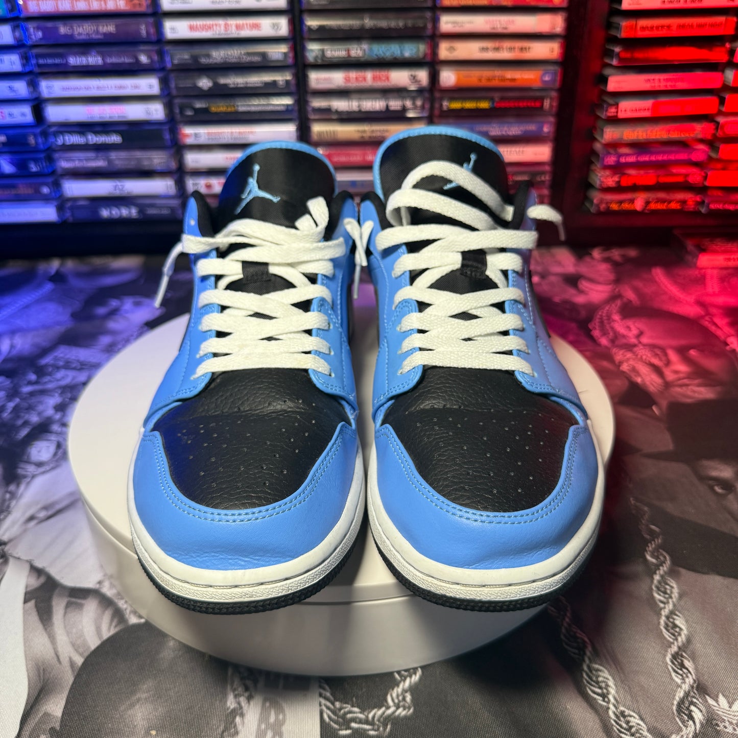 Nike Air Jordan 1 Retro Low University Blue/Black-White sz 13 553558-403